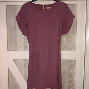 Tie waist dress